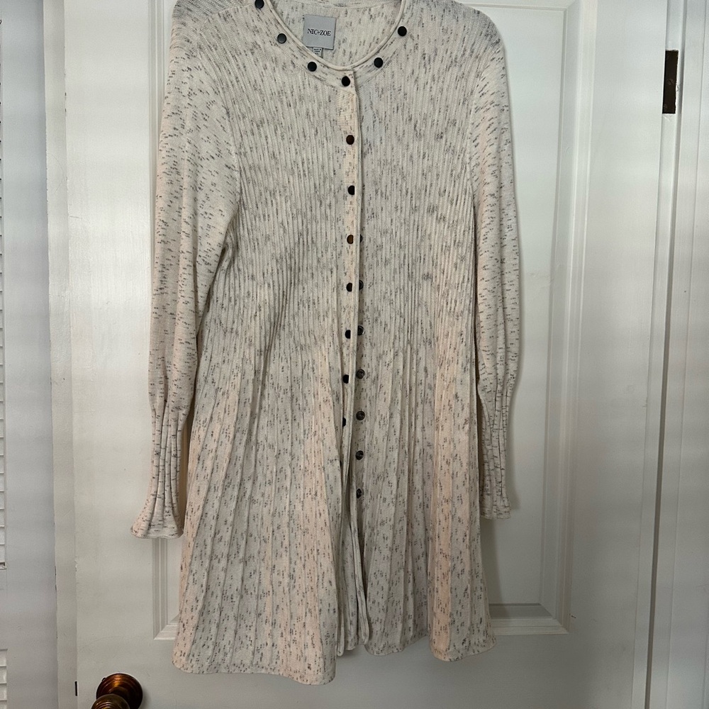 Nicole Cream Button-Down Dress